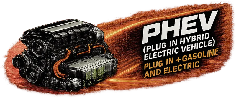 Automorrow | Egypt International Motor Show - Engines-PHEV (Plug In Hybrid Electric Vehicle) Plug In + Gasoline and Electric